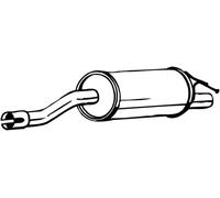 Silenziatore posteriore BOSAL 200-091