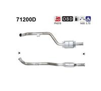 105 KW 143 CV CATALIZZATORE PER Mercedes T-Model S210 E 220 T CDI