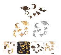 105 pezzi in lega per i riempitivi di gioielli epossidici per il pianeta