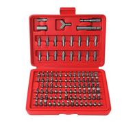 105 Piece Screwdriver Bit Set, 1/4 Inch Hex Bits with Ratchet Tool Adapter | Chrome Vanadium Steel Bits Include Phillips, Slotted, Hex, Star and Security Drives for Electronics, Furniture and Car Repair