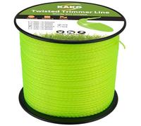 105 Trimmer Line Twist, Twisted Trimmer Line 105, Heavy Duty 105 Weed Eater String, String Trimmer Line .105 In-200m, 1,4 kg, 105 Weed Eater Line compatibile con Ryobi, Ego, Greenworks String Trimmers