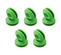 1050 occhielli in plastica per teloni e coperture solari per piscine, set di occhielli rotondi progettati per resistere alle intemperie e alla ruggine, componenti di facile montaggio (10 pezzi, verde)