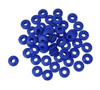 1050 occhielli in plastica per teloni e coperture solari per piscine, set di occhielli rotondi progettati per resistere alle intemperie e alla ruggine, componenti di facile montaggio (50 pezzi, blu)