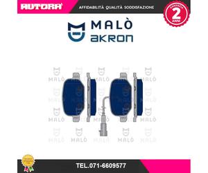 1050002 Kit pastiglie freno post adatto a Alfa Romeo Mito (955) (MARCA-MALO')..