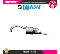 105007 Silenziatore posteriore adatto a Alfa Romeo A75 TS (MARCA IMASAF)..