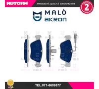 1050362 Kit pastiglie freno, Freno a disco anteriore (MARCA MALO')..