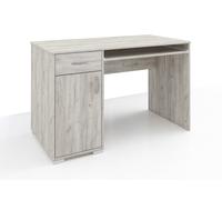 1051 Q.TA' 1 KIT SCRIVANIA 1 ANTA +1 CASSETTO YOUNG 120X75X60 GREY CRAFT OAK