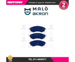 1051044 Kit pastiglie freno ant adatto a Daewoo-Ssangyong (MARCA-MALO')