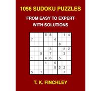 1056 Sudoku Puzzles: From easy to expert, with solutions