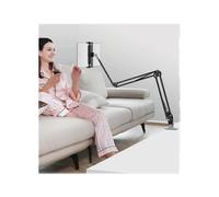 (105cm, Black) Adjustable Foldable Tablet Holder For Bed Desk 360 Degree Rotation For Iphone Ipad Tablet