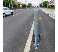 105cm Dissuasori di Sicurezza in Acciaio, Blocchi di parcheggio, Dissuasore Stradale Dissuasore, barriera di parcheggio, per Strade, Posti Auto(2pcs)