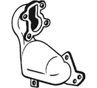 106 CV CATALIZZATORE PER RENAULT Grand Scnic III JZ0/1 1.5 dCi KW 78 CV 106