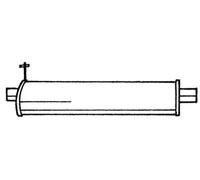 106 cv Silenziatore anteriore per Peugeot 504 A, M 2.0 Ti 1971 cc 78 KW 106 CV