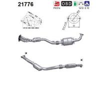 106 KW 144 CV CATALIZZATORE PER Vauxhall Omega (B) Tre Vol V94 2.2 16V