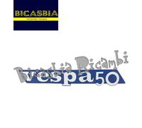 10603 TARGHETTA FIANCATA SPORTELLO LATERALE ALLUMINIO ABS VESPA 50 PK FL FL2 HP