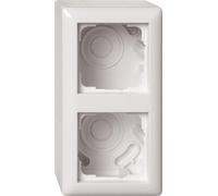 106203 Custodia AP 2f cornice standard 55 bianco puro (106203.00)