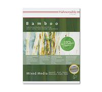 BLOCCO CARTA BAMBOO MIXED MEDIA F.TO 24X32 - 265 GR. GRANA FINE 25 FG.