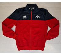 10639 ERREA MALTA NAZIONALE CALCIO GIUBBINO BUDDY FULL ZIP 22/23 LT1