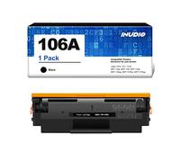 106A Con Chip Compatibili per HP 106A W1106A Cartucce di Toner per HP Laser MFP 137fnw Laser 107w MFP 135a MFP 135w MFP 135r Laser 107a 107r MFP 135wg MFP 137fwg (Nero, 1-Pack)