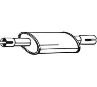 Silenziatore centrale BOSAL 228-251