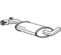 90 CV SILENZIATORE CENTRALE PER VW Jetta II 19E, 1G2, 165 1.8 Cat KW 66 CV 90