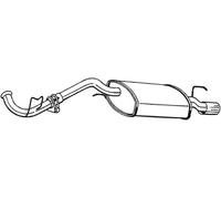 107 CV SILENZIATORE POSTERIORE PER RENAULT Clio I B/C57, 5/357 1.8 RSi KW 79 CV