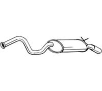 98 CV SILENZIATORE POSTERIORE PER RENAULT Laguna I B56, 556 1.9 dTi KW 72 CV 98