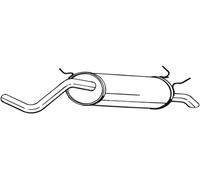 Silenziatore posteriore BOSAL 279-157