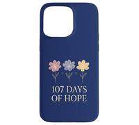 107 giorni di speranza floreale tributo design Custodia per iPhone 15 Pro Max