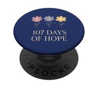 107 giorni di speranza floreale tributo design PopSockets PopGrip Adesivo
