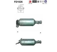 AS Filtro antiparticolato (FAP) FD1026 107 KW 145 CV per Nissan Interstar FURG X70 dCi 150