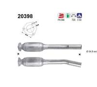 107 KW 146 CV CATALIZZATORE PER Ford Galaxy WGR 2.3 16V