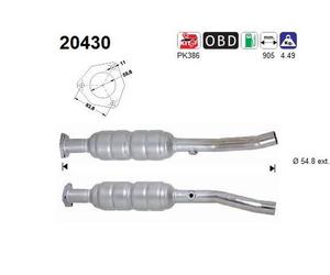 107 KW 146 CV CATALIZZATORE PER Ford Galaxy WGR 2.3 16V