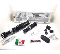 10704KT KIT AMMORTIZZATORI CARBONE ANTERIOR POSTERIORE REGOLABILE NERO VESPA 50