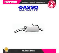 107053 Silenziatore posteriore adatto a Citroen C2-C3-P1007 (MARCA ASSO)..
