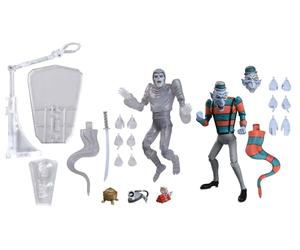 107174 TMNT CARTOON CREEPY EDDIE & SHIBANO-SAMA 2PACK AF