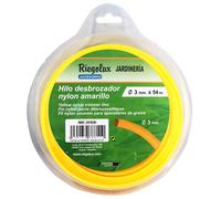 107638 Decespugliatore Rotondo in Nylon Giallo 3 mm x 54 m