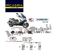 10778 - KIT TAGLIANDO FILTRO CINGHIA PASTIGLIE OLIO KYMCO 500 XCITING 2005-2009