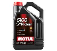Motul 6100 Syn-clean 5w30 C3 5l Auto Motor Oil Trasparente