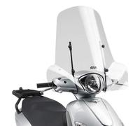 107A A107A|23 PARABREZZA VISIERA SCHERMO CUPOLINO PARAVENTO + ATTACCHI GIVI COMPATIBILE CON PIAGGIO LIBERTY 50 125 150 2010 MOTO SCOOTER