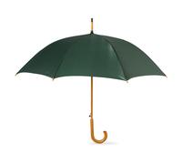 107cm Ombrello Classico - Legno Manico Curvo Automatico Bastone Passeggio Sposa