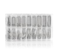 108/144/270/360pcs Watch Link Pins Remover Watchband Molla Set di attrezzi da 8 mm a 25 mm per smartwatch Repair Watchstrap set di perni in acciaio inox Inch per braccialetti spille da donna