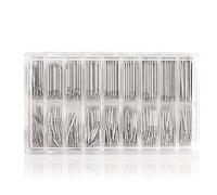 108/144/270/360pcs Watch Link Pins Remover Watchband Molla Set di attrezzi da 8 mm a 25 mm per smartwatch Repair Watchstrap set di perni in acciaio inox Inch per braccialetti spille da donna