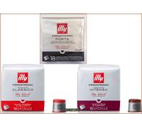108 caffè ESPRESSO ILLY iperespresso capsule 100% arabica CLASSICO INTENSO FORTE