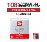 108 CAPSULE CAFFE' ILLY IPERESPRESSO TOSTATO CLASSICO IPER ESPRESSO CLASSICA