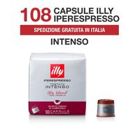 108 CAPSULE CAFFE' ILLY IPERESPRESSO TOSTATO INTENSO IPER ESPRESSO INTENSA