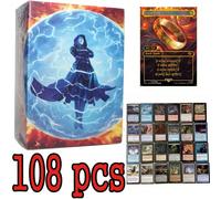 108 carte proxy Magic: The Gathering con terra doppia, terra di recupero e terra d'urto, nucleo nero Carta tessile