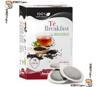 108 Cialde Filtro Carta ESE 44mm Sandemetrio Tè Breakfast Biologico