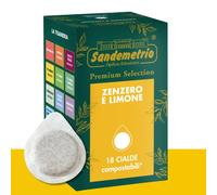 108 Cialde filtrocarta ese 44 mm Sandemetrio TISANA Zenzero e Limone