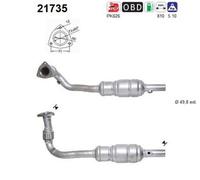 108 KW 147 CV CATALIZZATORE PER Opel Astra G Cabriolet T98 2.2 16V